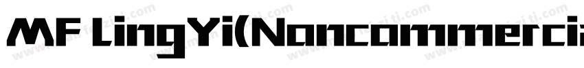 MF LingYi(Noncommercial) Regular字体转换